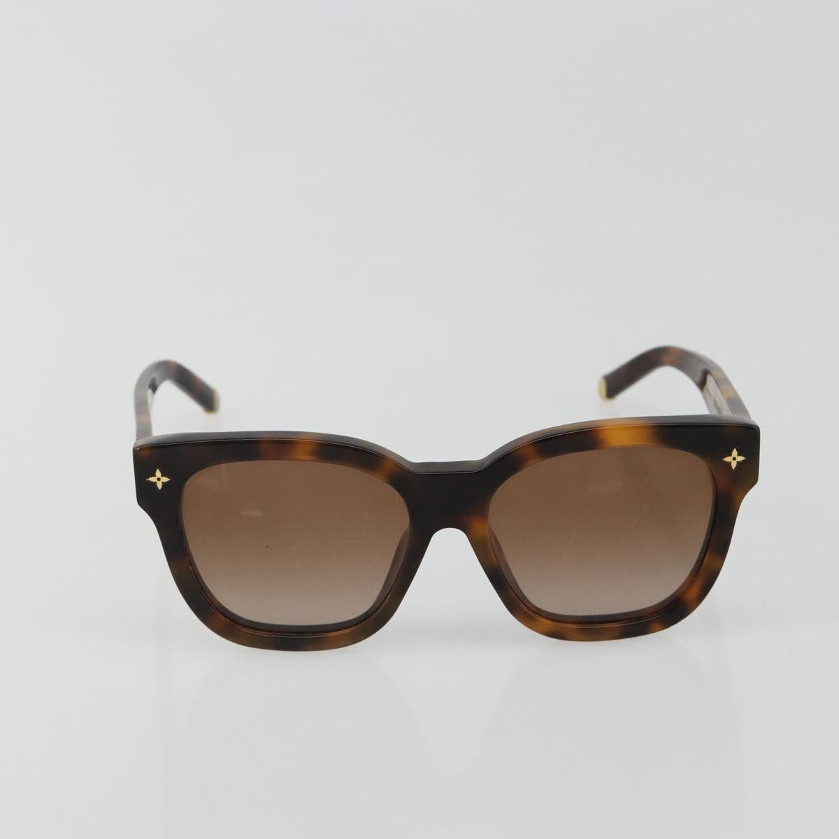 LOUIS VUITTON My Monogram Square Sunglasses plastic Brown Z1524E LV Auth SW2348