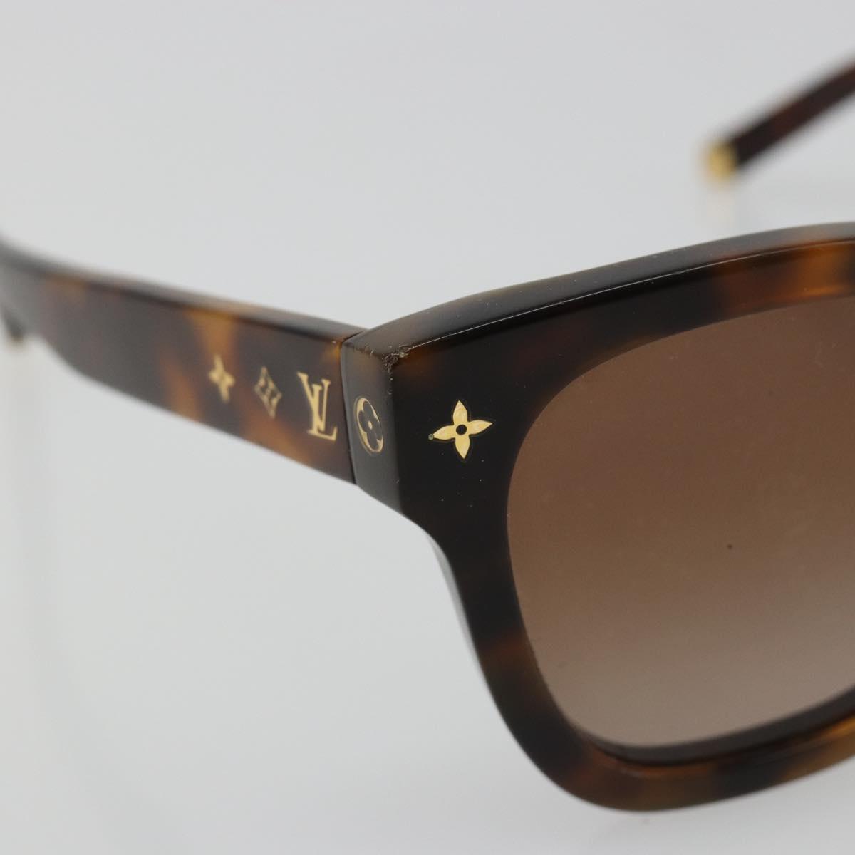 LOUIS VUITTON My Monogram Square Sunglasses plastic Brown Z1524E LV Auth SW2348