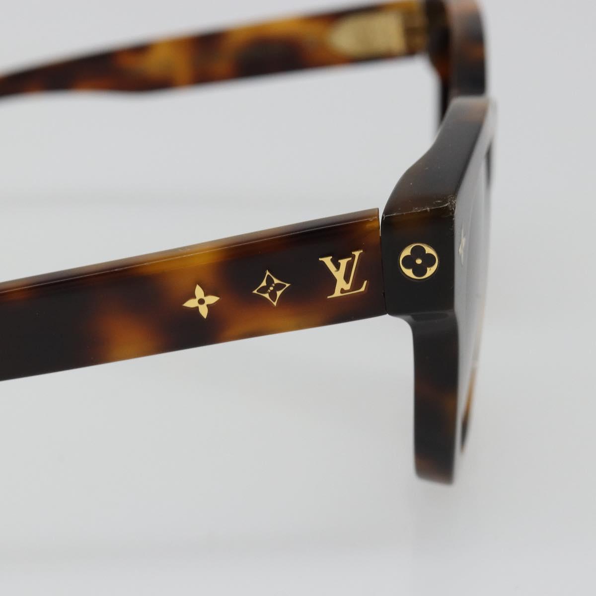 LOUIS VUITTON My Monogram Square Sunglasses plastic Brown Z1524E LV Auth SW2348