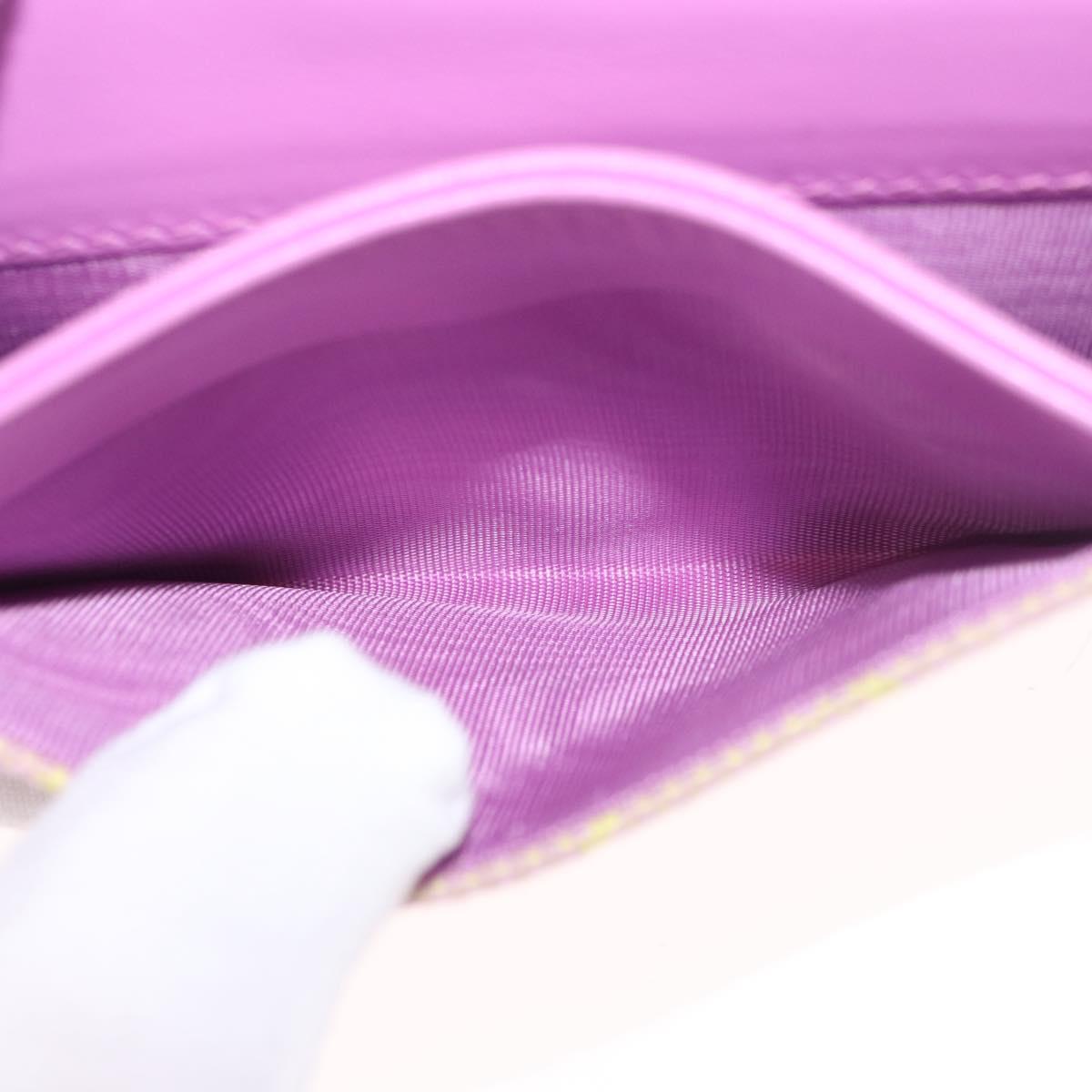 GUCCI GG Canvas Card Case Purple 783120 Auth SW2352SM