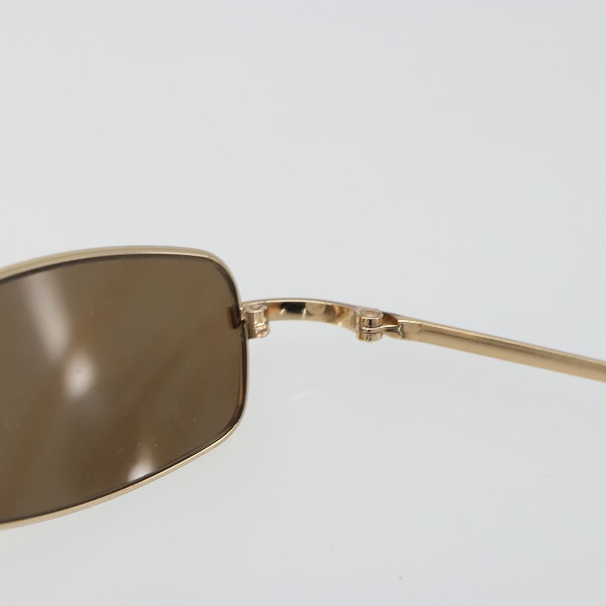 Christian Dior Sunglasses Metal Gold Auth SW2353V