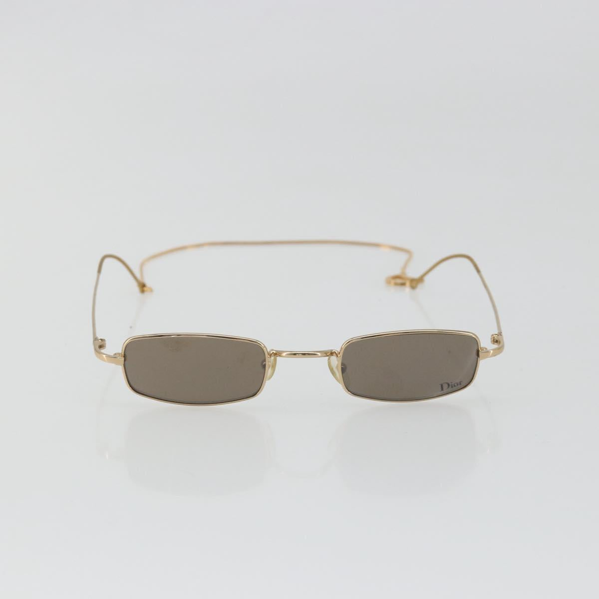 Christian Dior Sunglasses Metal Gold Auth SW2353V