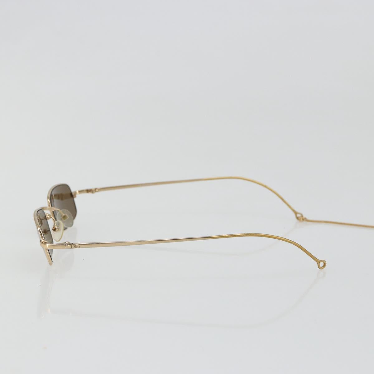 Christian Dior Sunglasses Metal Gold Auth SW2353V