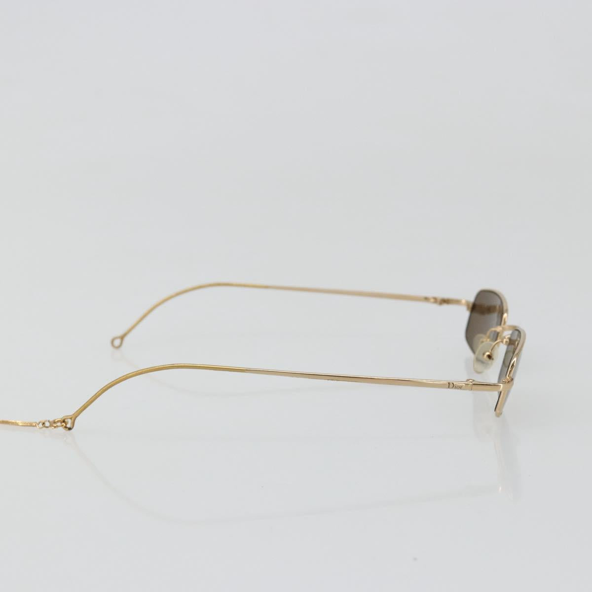 Christian Dior Sunglasses Metal Gold Auth SW2353V