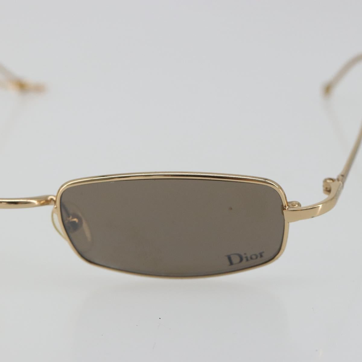 Christian Dior Sunglasses Metal Gold Auth SW2353V