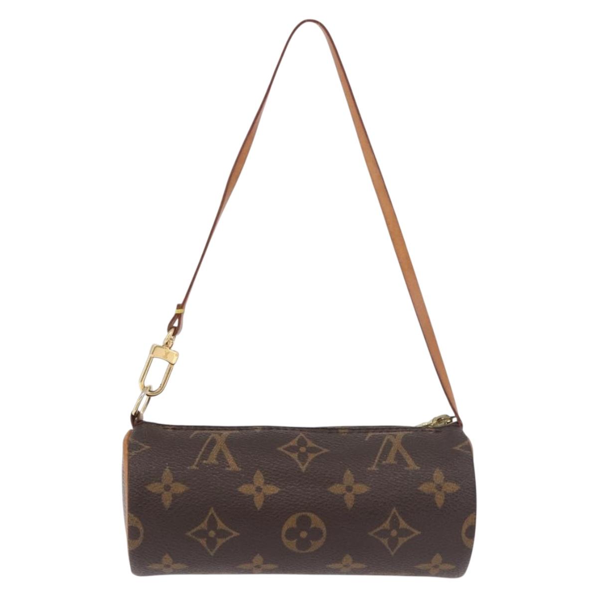 LOUIS VUITTON Monogram Papillon Pouch LV Auth SW2355