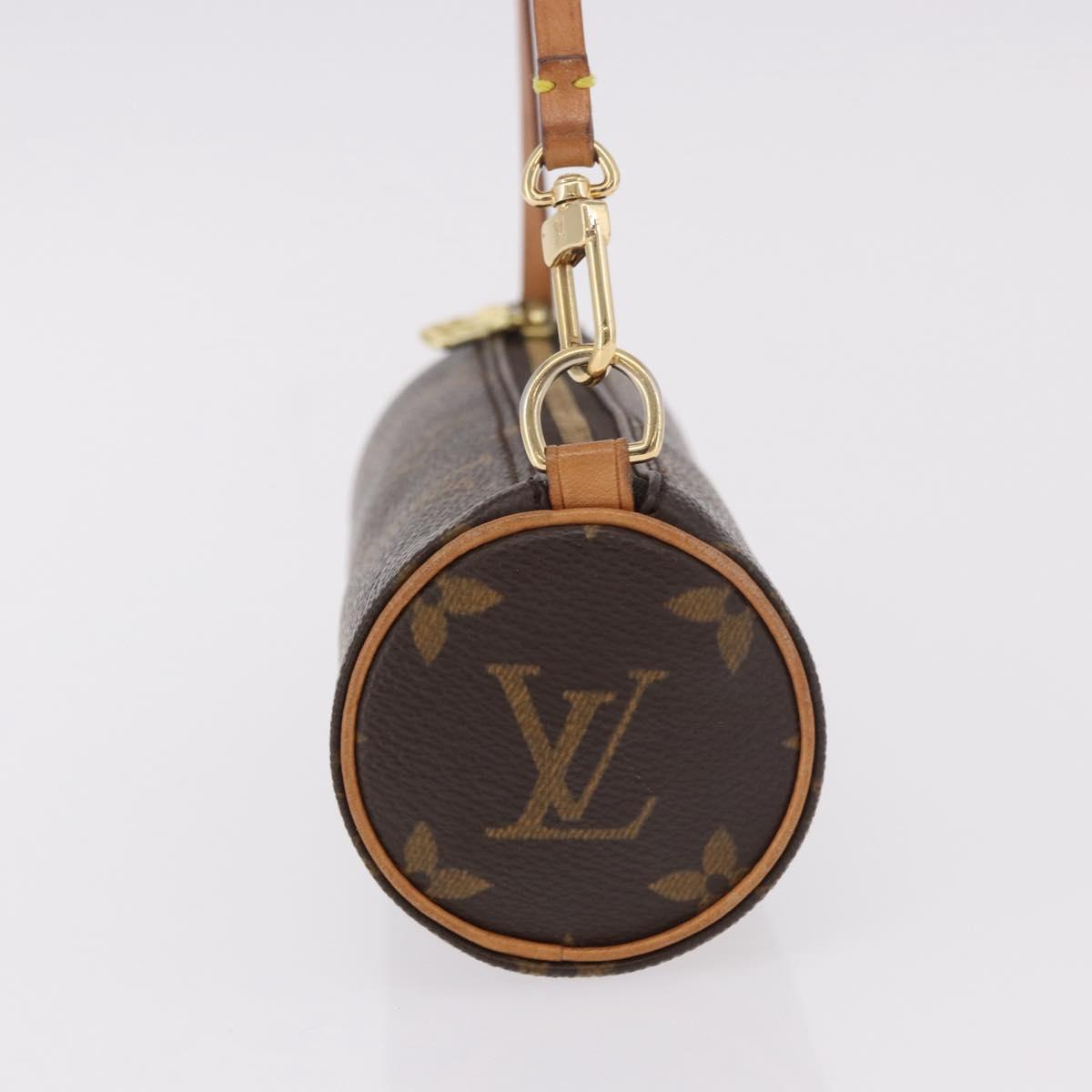 LOUIS VUITTON Monogram Papillon Pouch LV Auth SW2355