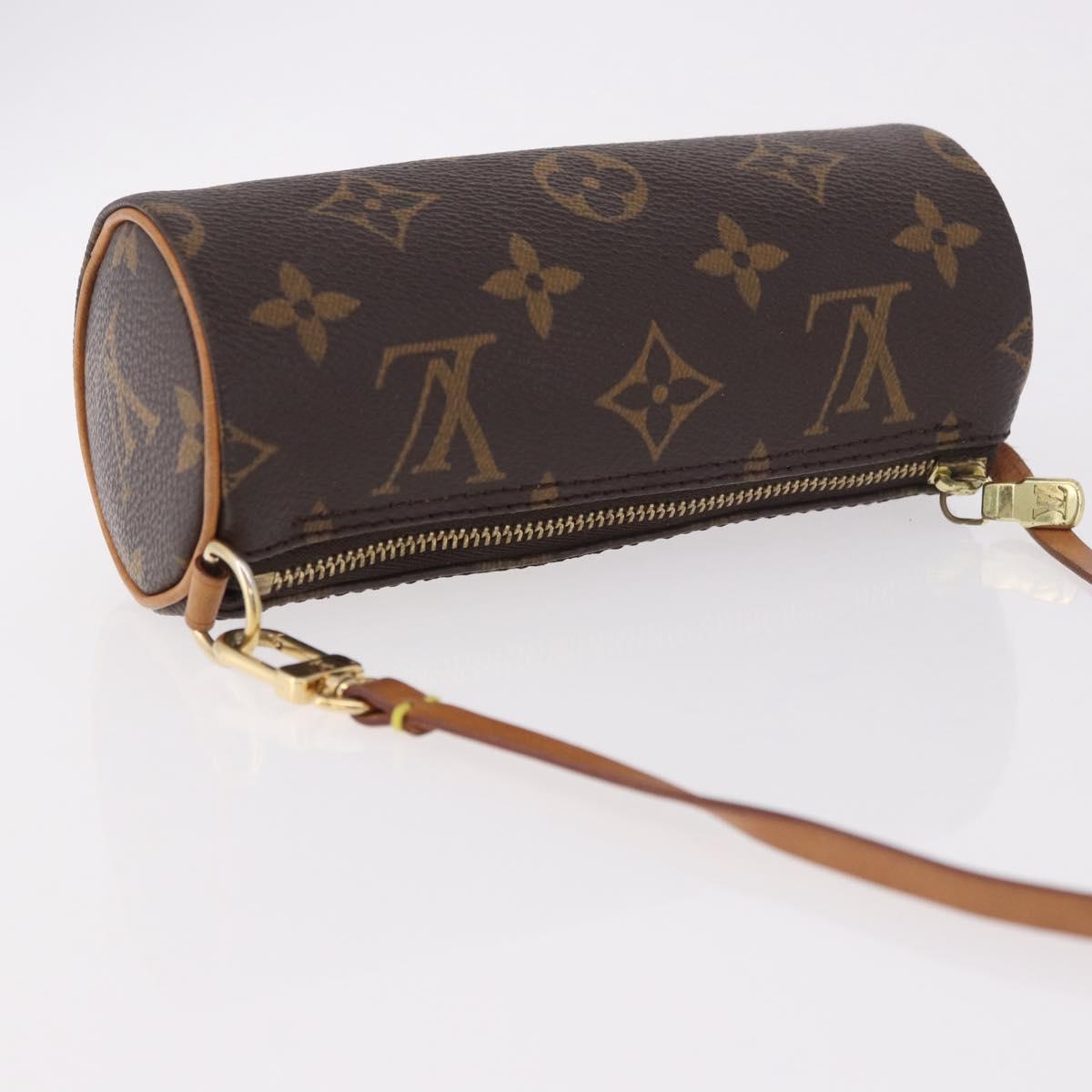 LOUIS VUITTON Monogram Papillon Pouch LV Auth SW2355