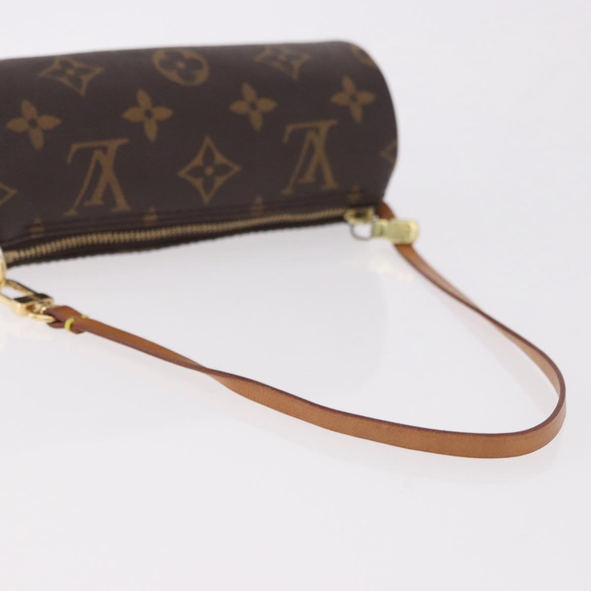 LOUIS VUITTON Monogram Papillon Pouch LV Auth SW2355