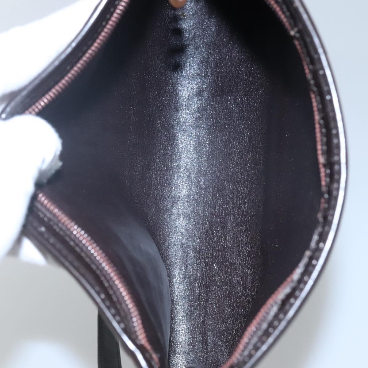 Christian Dior Trotter Canvas Shoulder Bag Brown Auth sw236