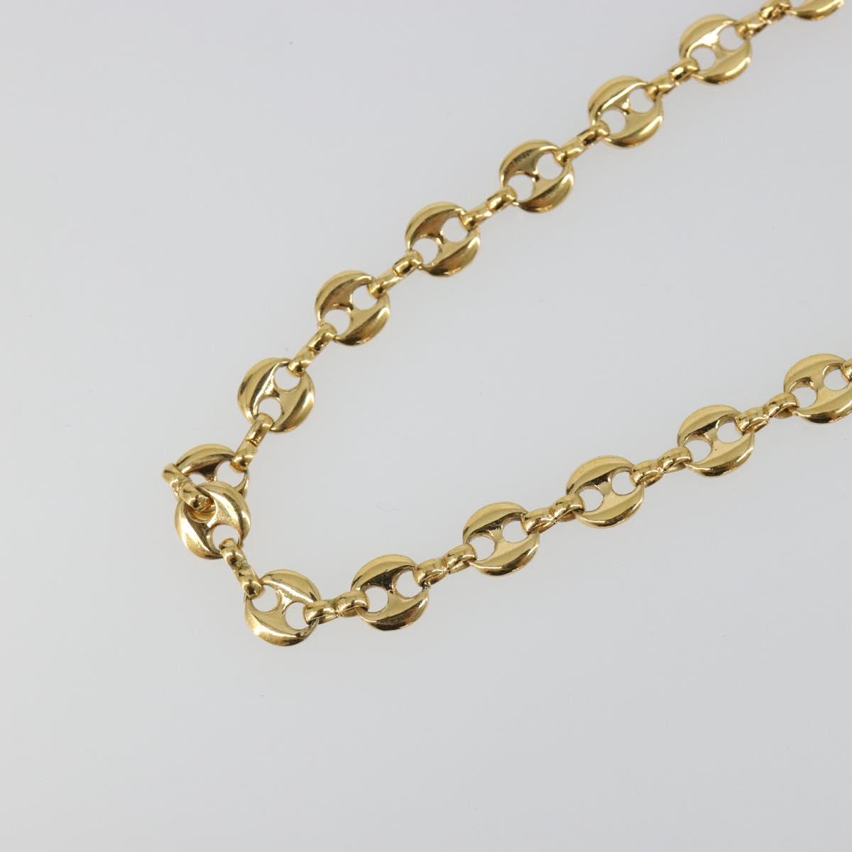 GIVENCHY Necklace metal Gold Auth SW2363