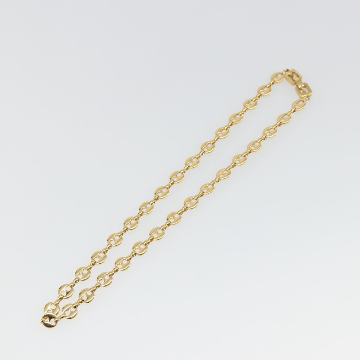 GIVENCHY Necklace metal Gold Auth SW2363