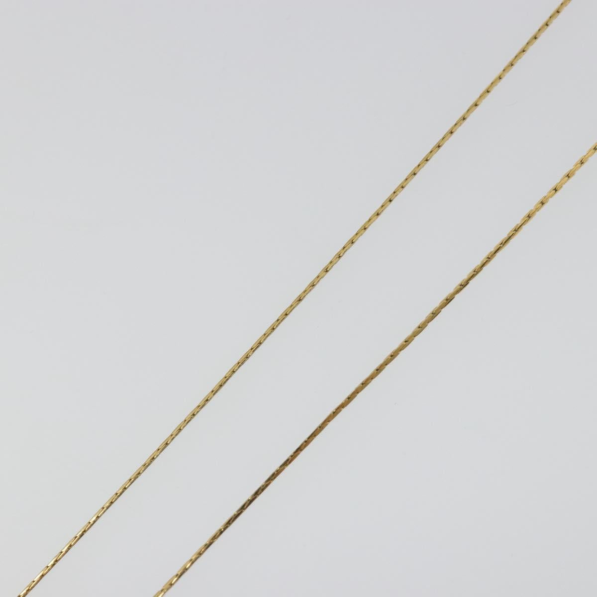 GIVENCHY Necklace metal Gold Auth SW2367