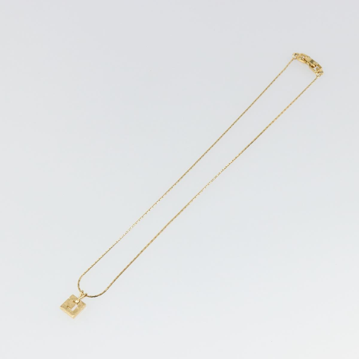 GIVENCHY Necklace metal Gold Auth SW2367