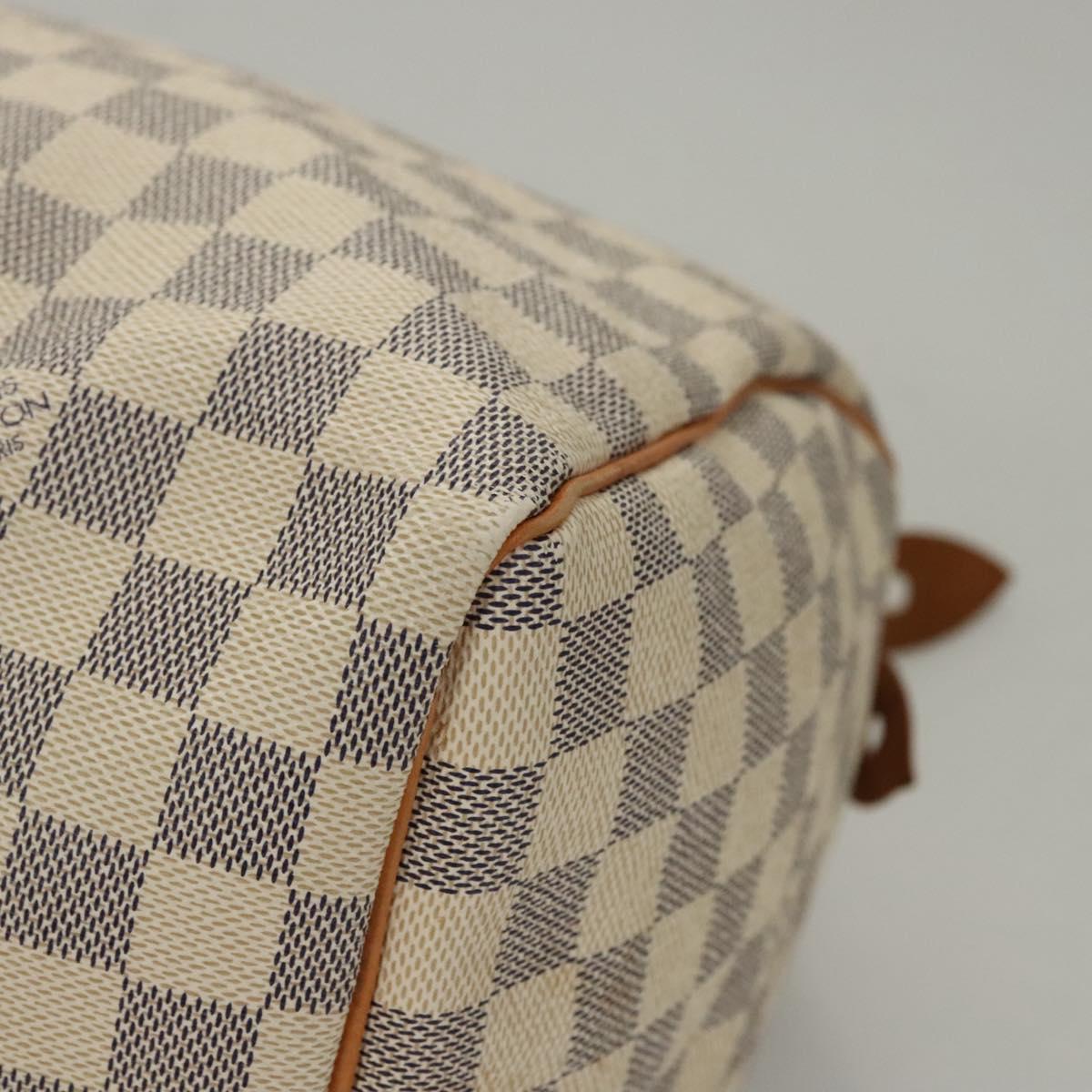 LOUIS VUITTON Damier Azur Speedy 30 Hand Bag N41533 LV Auth sw237