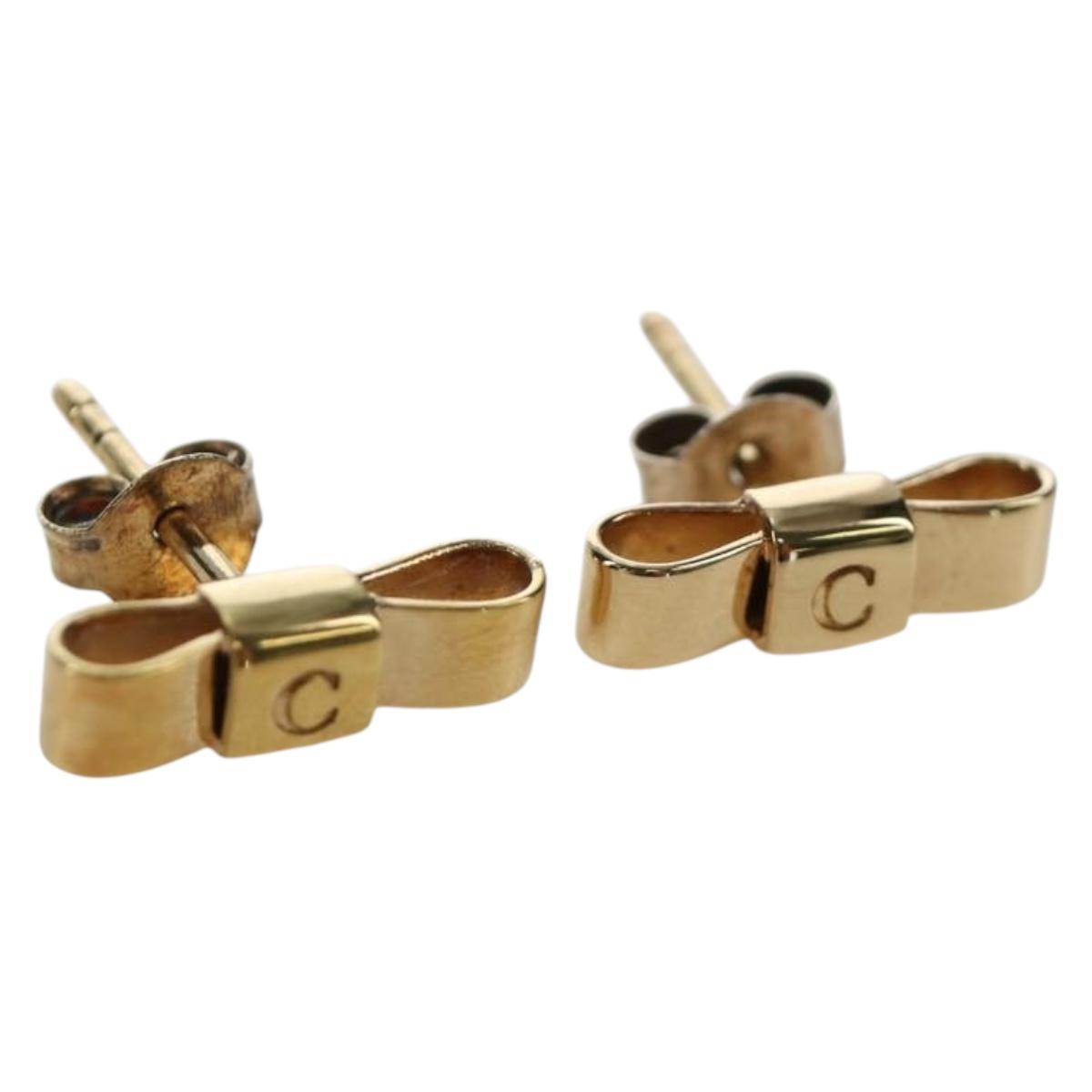 Chloe Pierce metal Gold Auth SW2371
