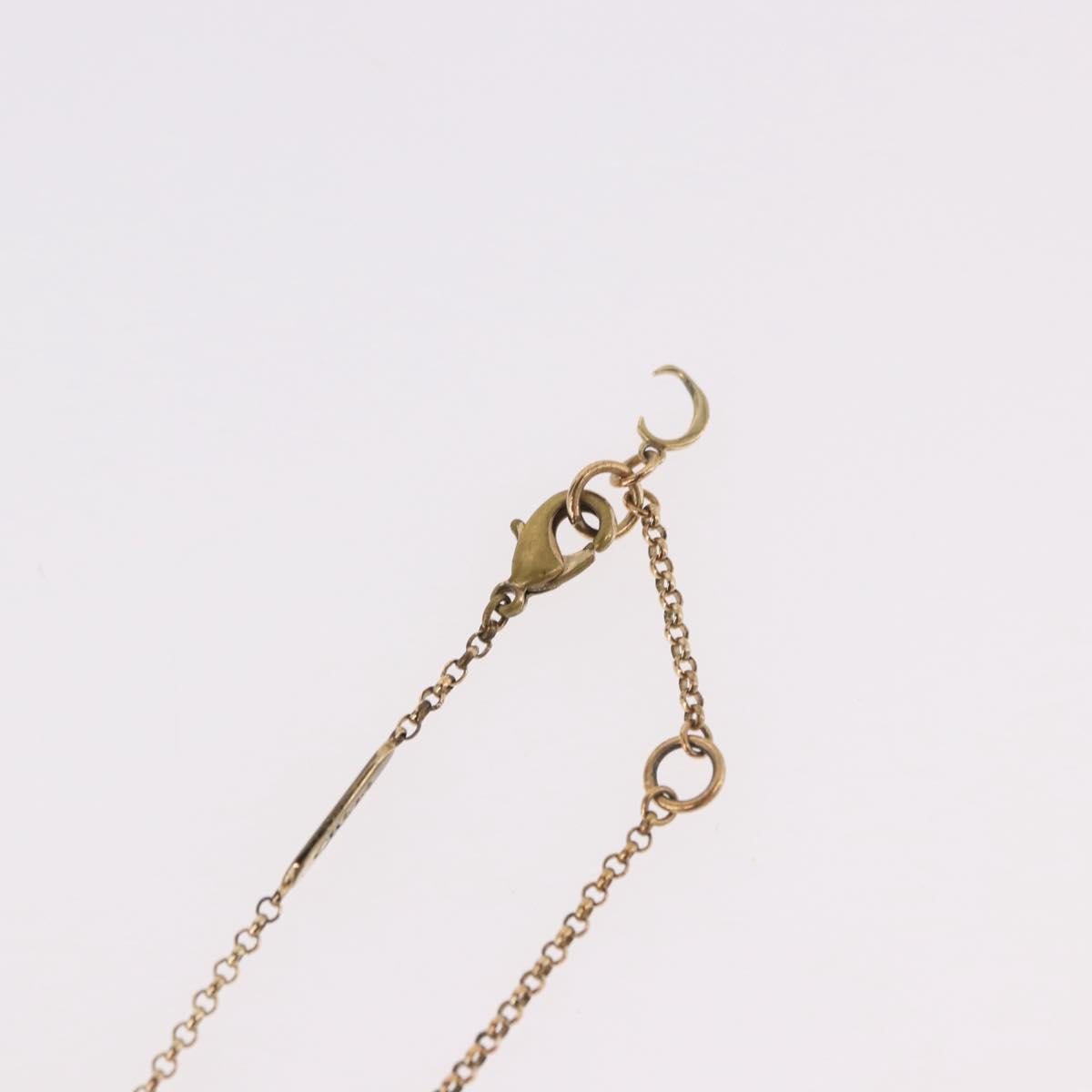 Chloe Necklace metal Gold Auth SW2372