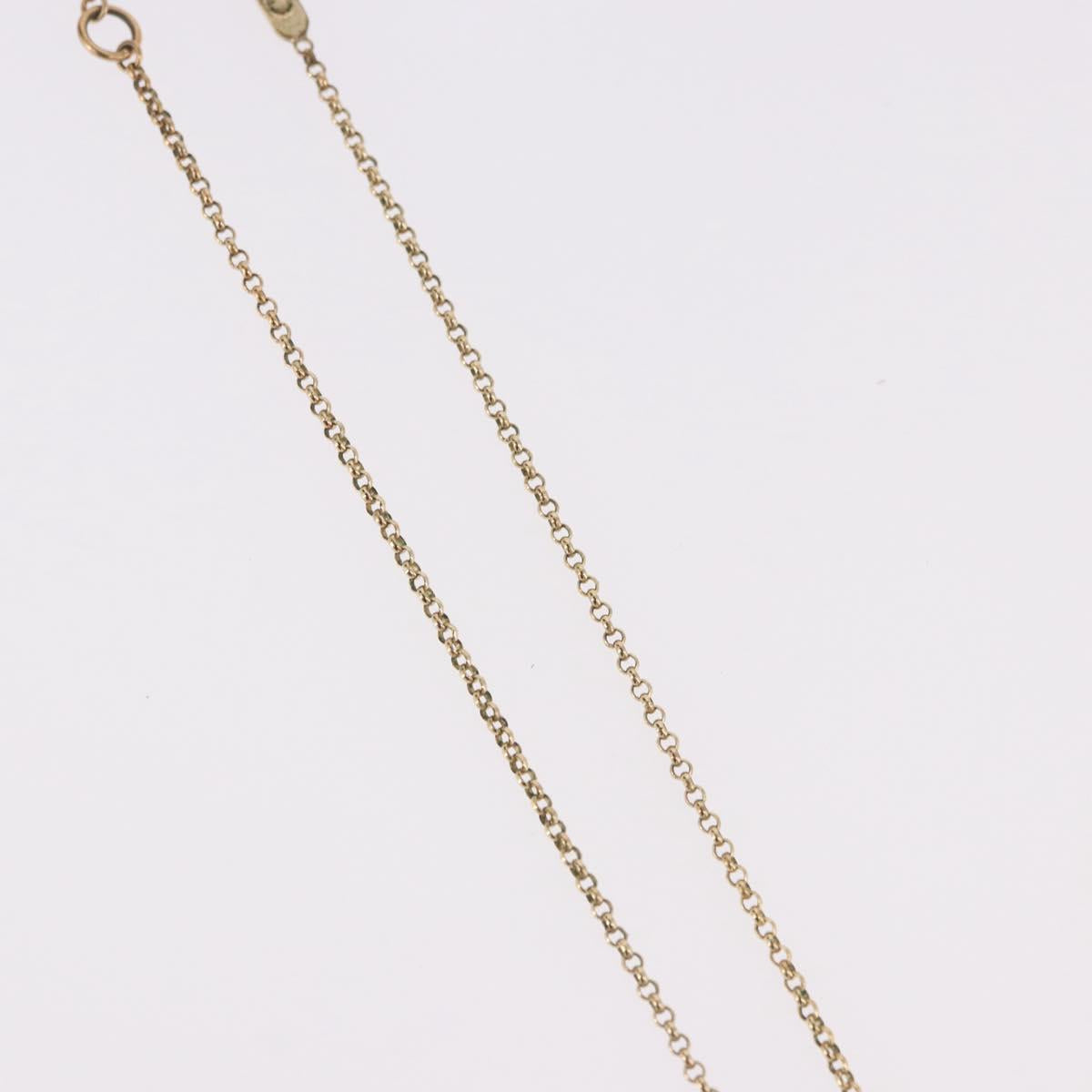 Chloe Necklace metal Gold Auth SW2372