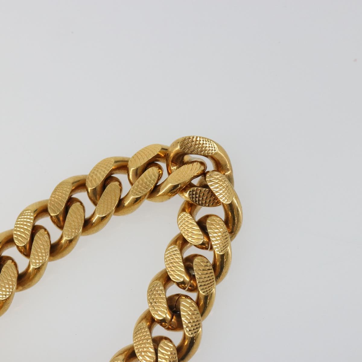 VERSACE Bracelet metal Gold Auth SW2374V