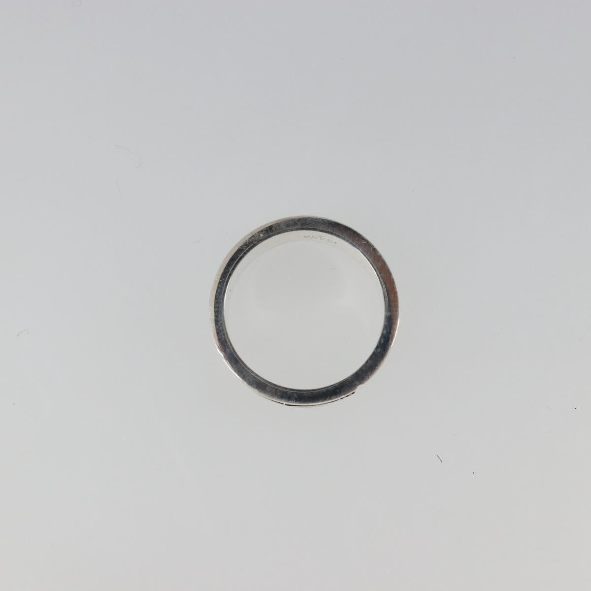 GUCCI Branded G Ring Ag925 Silver Auth SW2378V