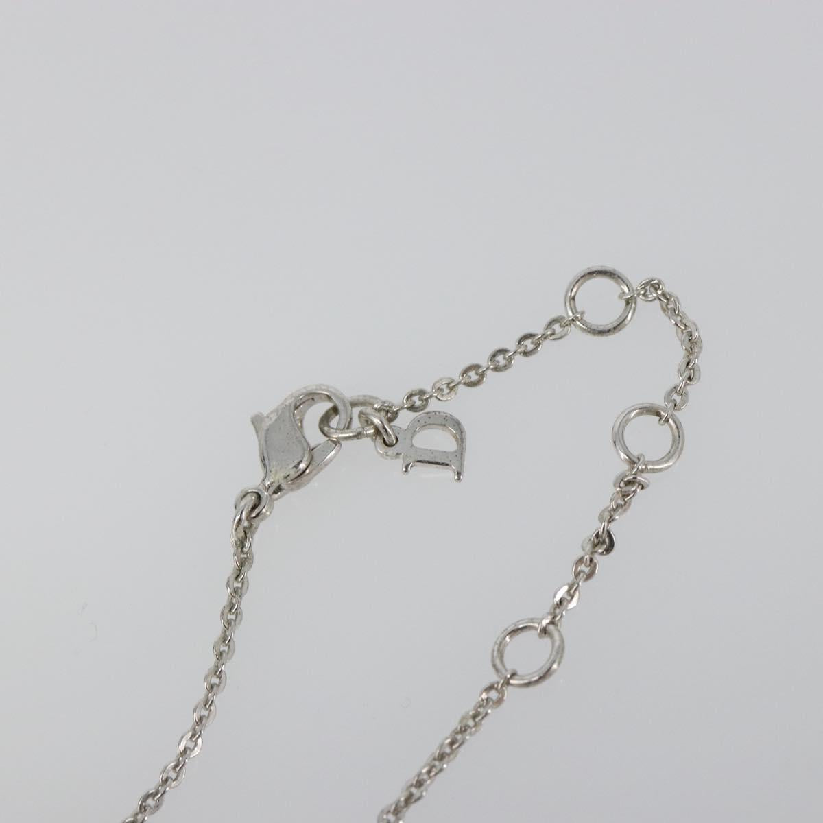 Christian Dior Necklace metal Silver Auth SW2383V