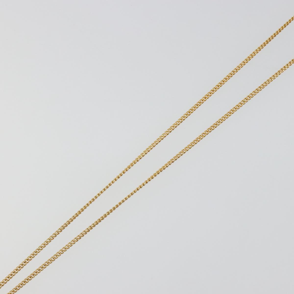 Christian Dior Necklace metal Gold Auth SW2412