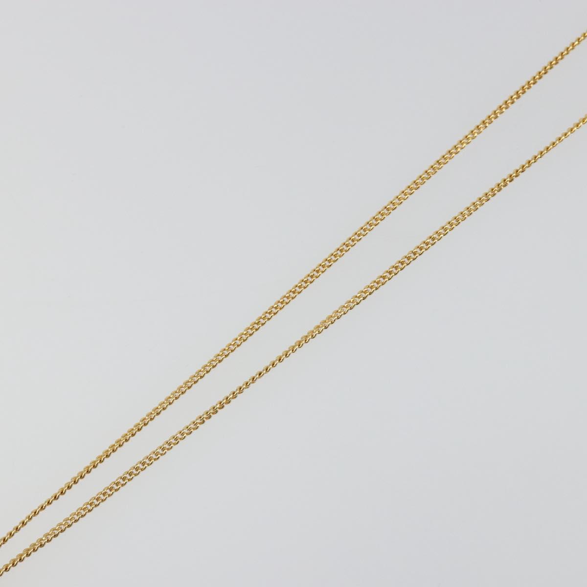 Christian Dior Necklace metal Gold Auth SW2412