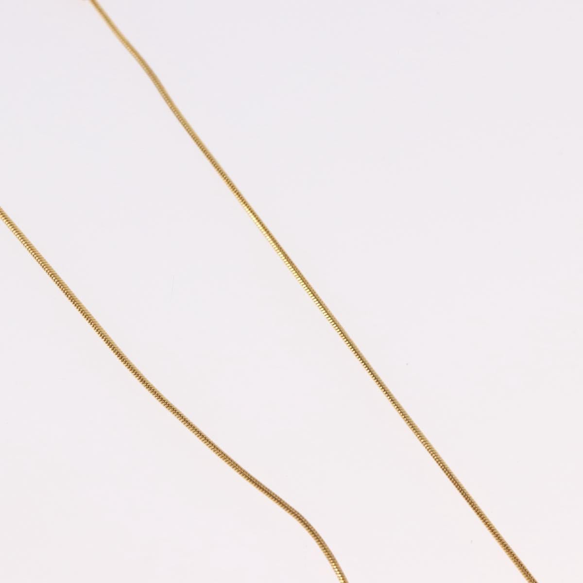 Christian Dior Necklace metal Gold Auth SW2413V