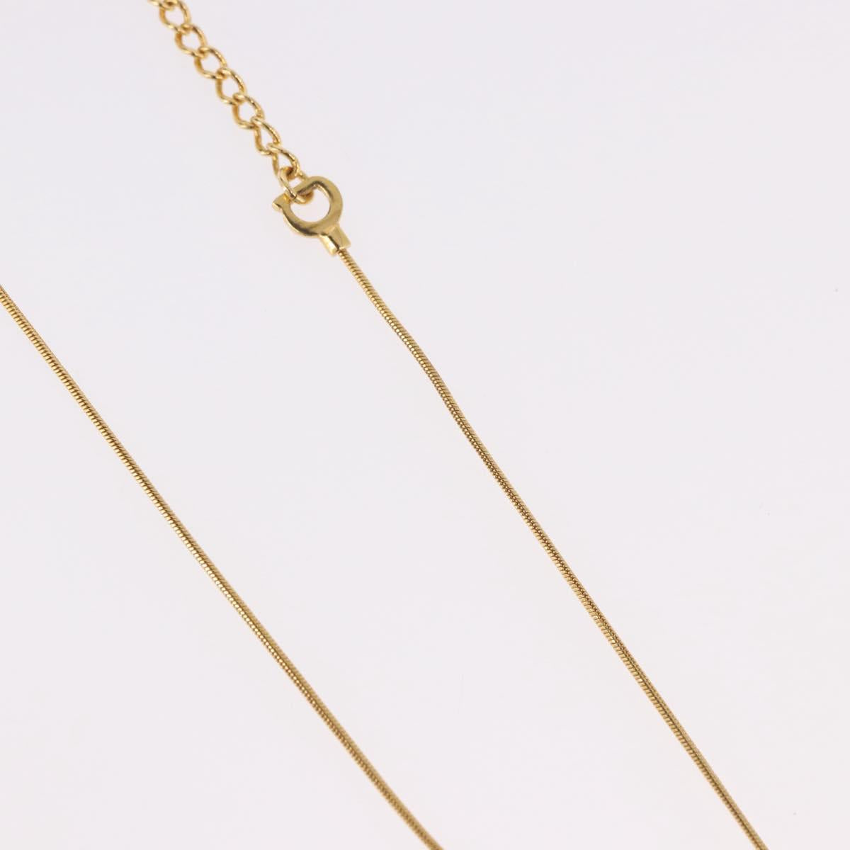 Christian Dior Necklace metal Gold Auth SW2413V
