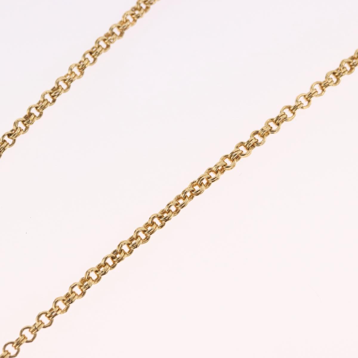 Christian Dior Necklace metal Gold Auth SW2416