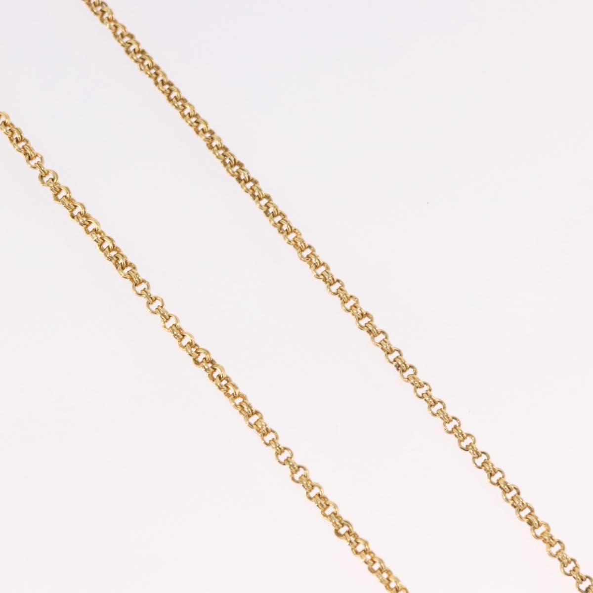 Christian Dior Necklace metal Gold Auth SW2416