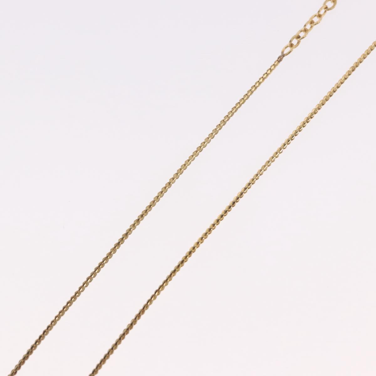 Christian Dior Necklace metal Gold Auth SW2437