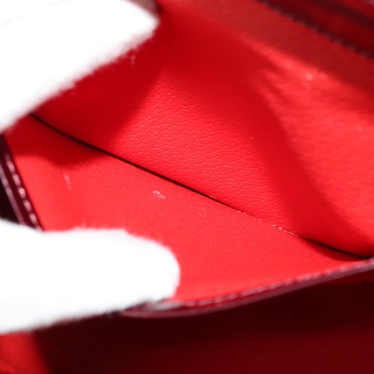 CELINE Backpack Leather Purple Gold Auth sw247