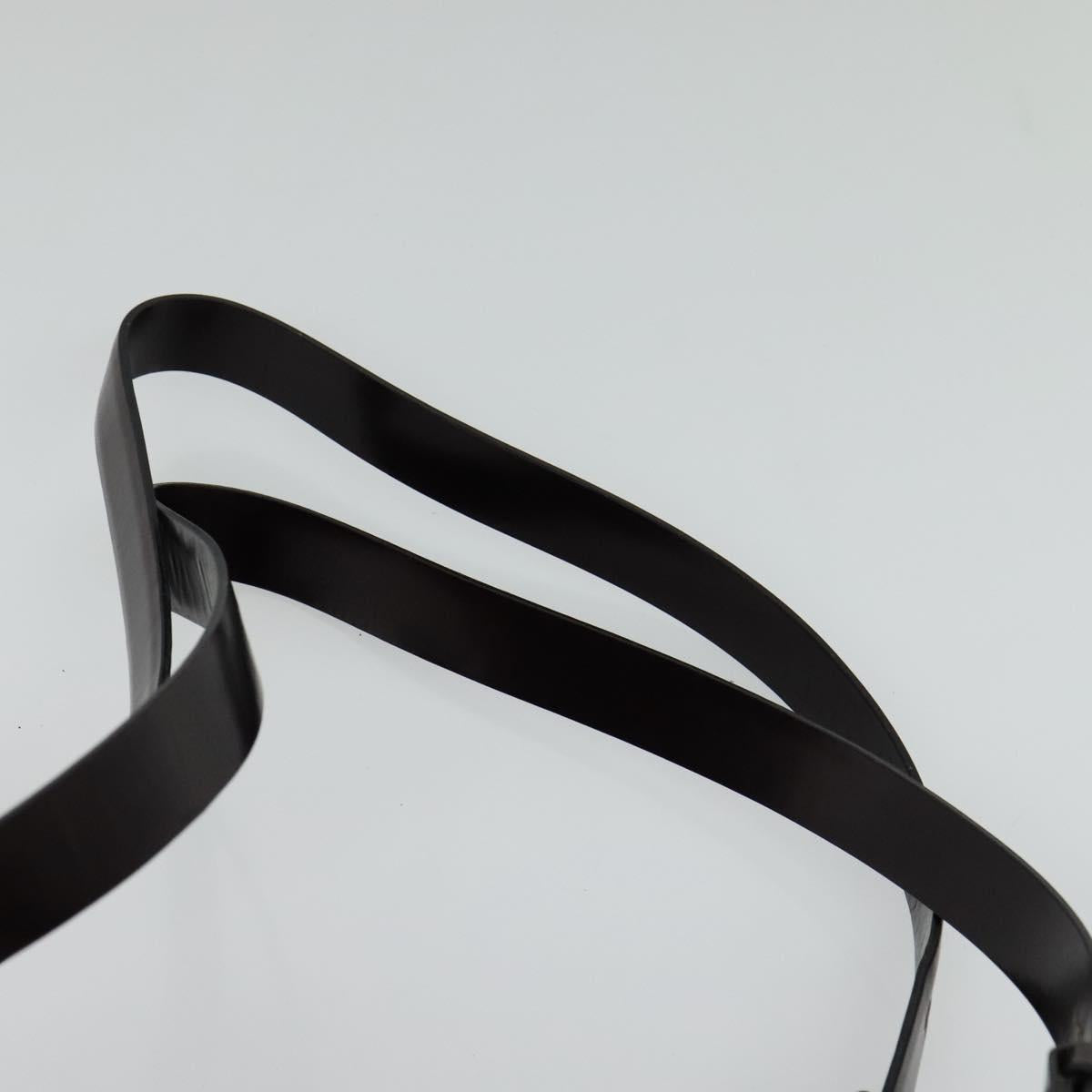 CELINE Backpack Leather Purple Gold Auth sw247