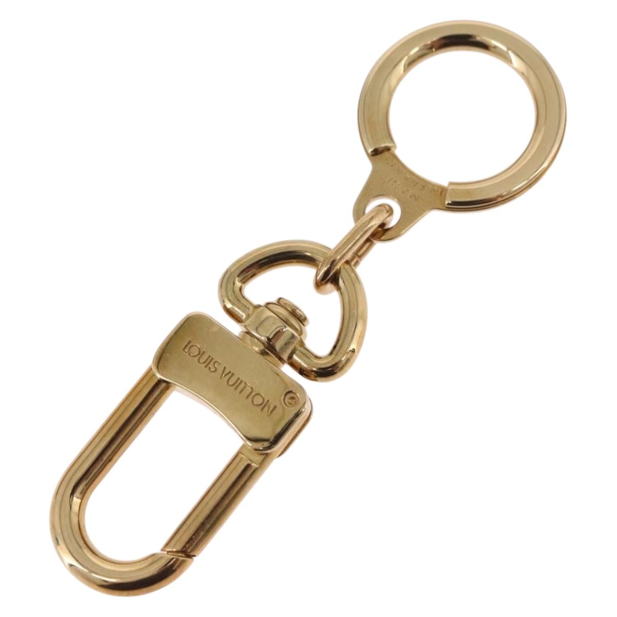 LOUIS VUITTON Anneau Cles Key Holder Metal Gold Tone M62698 LV Auth SW2538