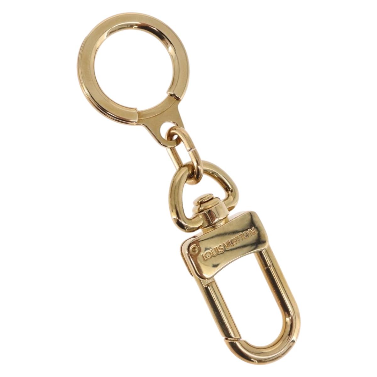 LOUIS VUITTON Anneau Cles Key Holder Metal Gold Tone M62698 LV Auth SW2538