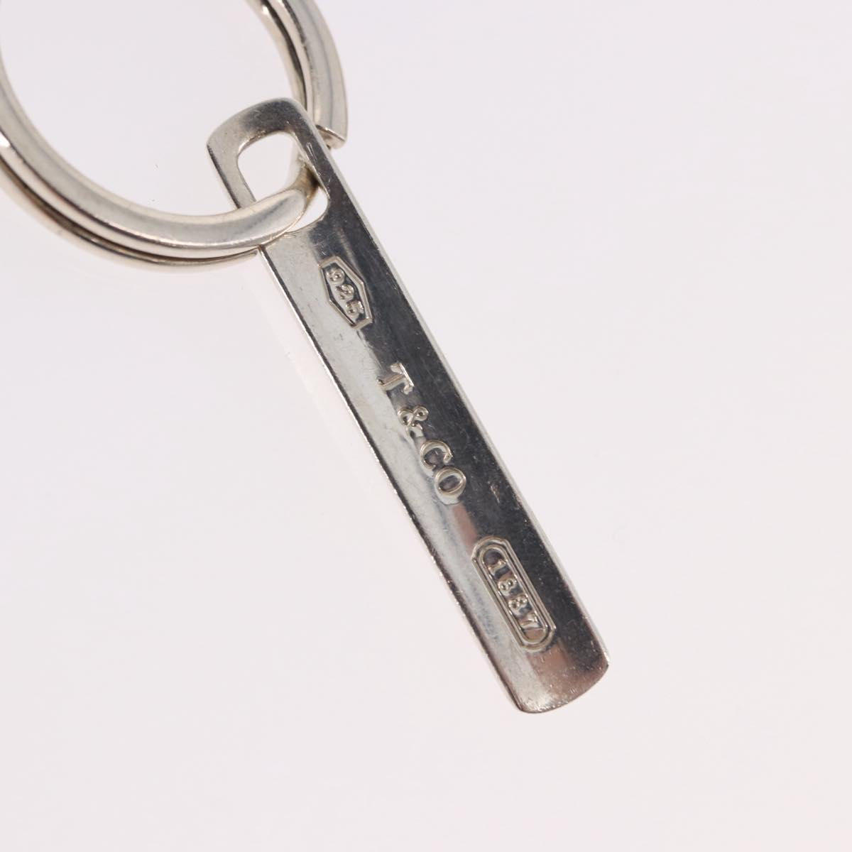 TIFFANY&Co. Narrow Bar Key Ring Ag925 Silver Auth SW2540