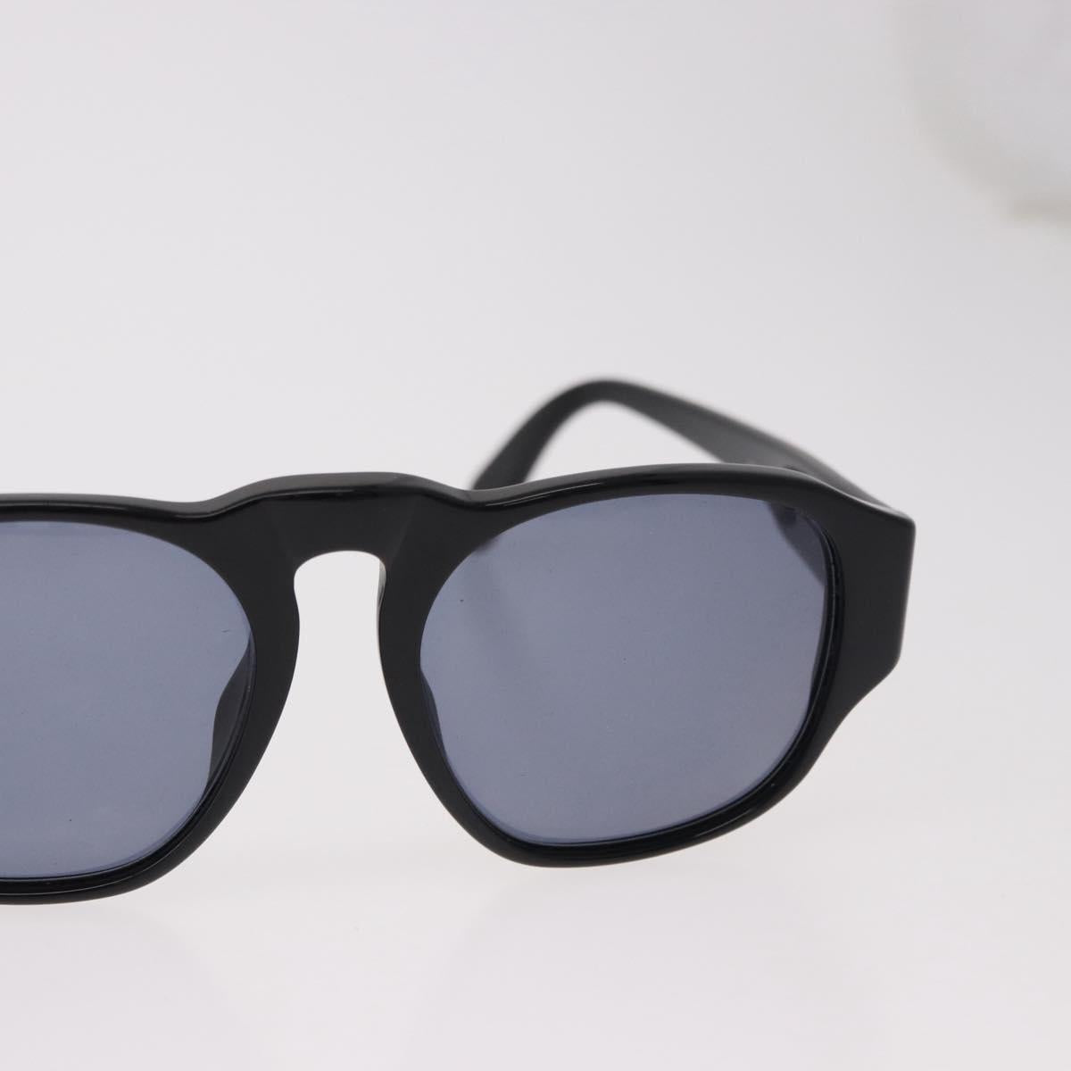 CHANEL COCO Mark Sunglasses Plastic Black Gold CC Auth SW2595