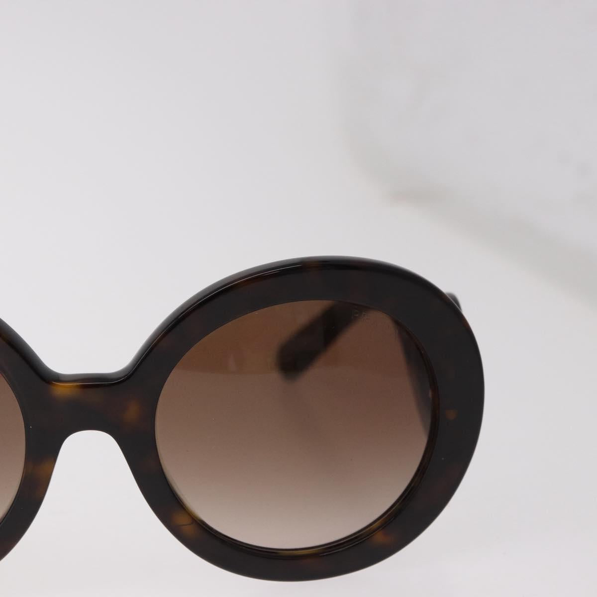 PRADA Baroque Sunglasses Plastic Brown Gold Auth SW2600V