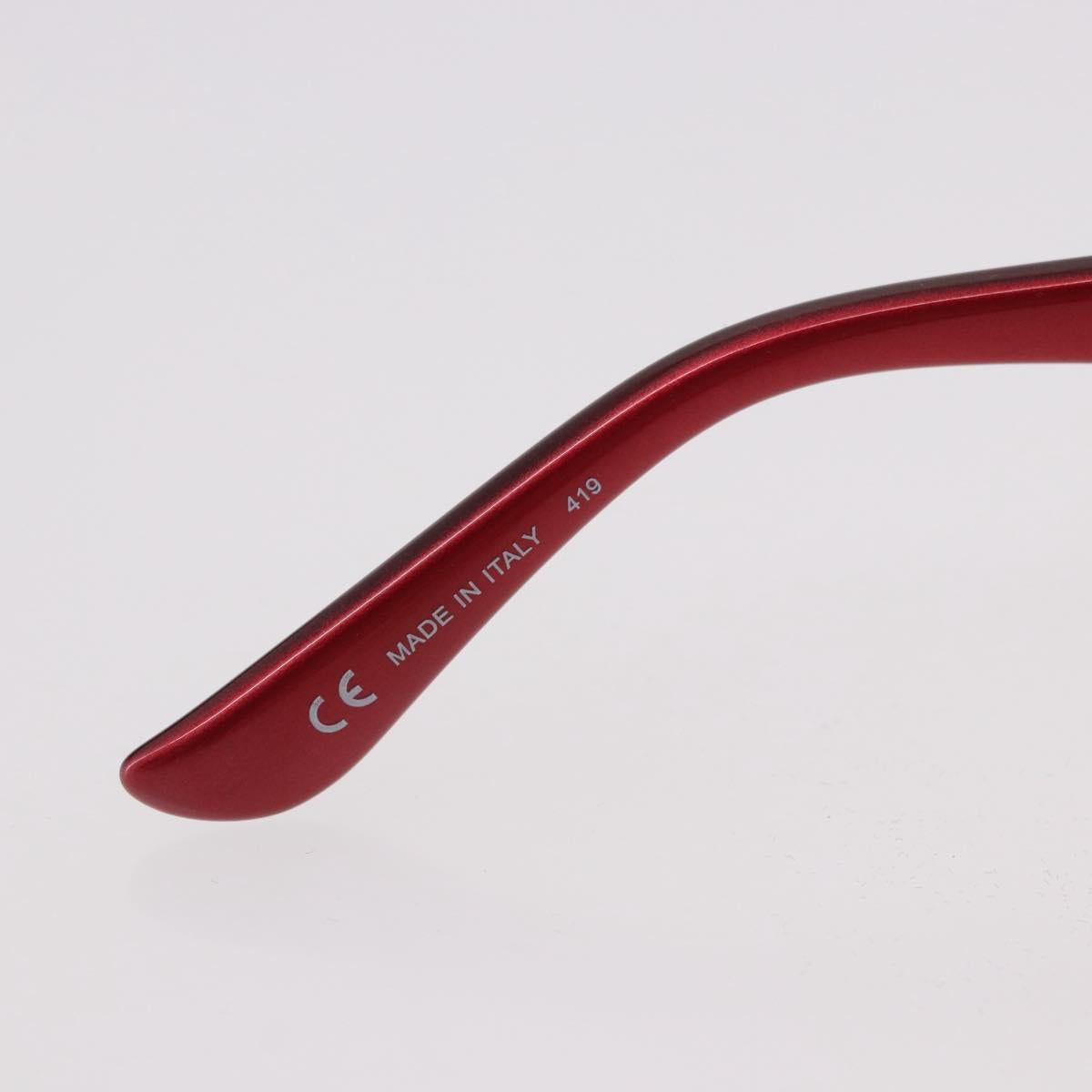 Salvatore Ferragamo Sunglasses Plastic Red Gold Auth SW2603
