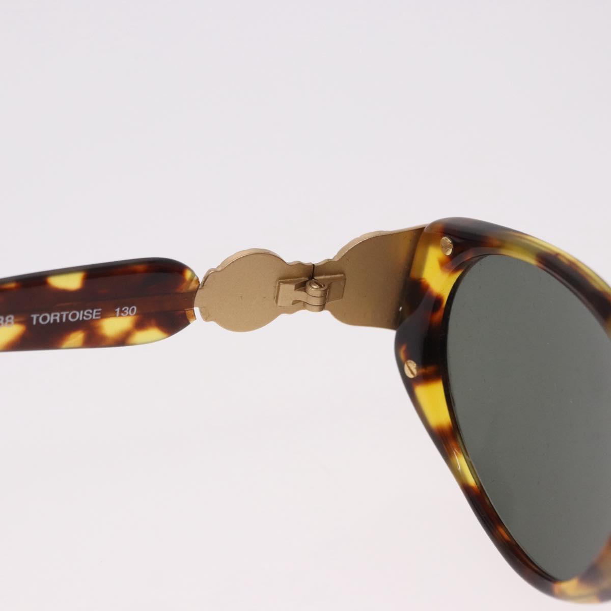 FENDI TORTOISE Sunglasses Plastic Brown Gold Auth SW2612