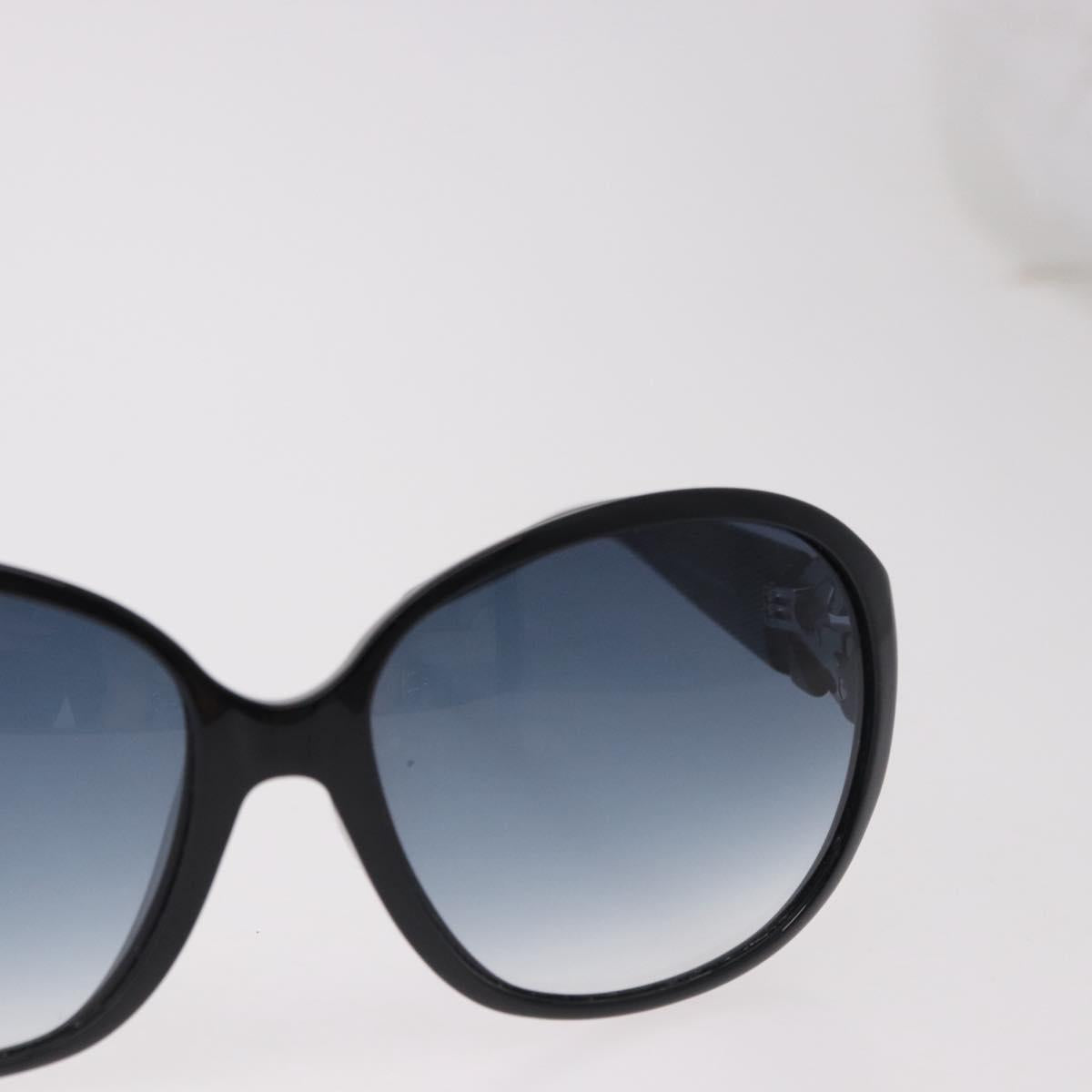 GUCCI Lovely Heart Sunglasses Plastic Black Silver Auth SW2613V