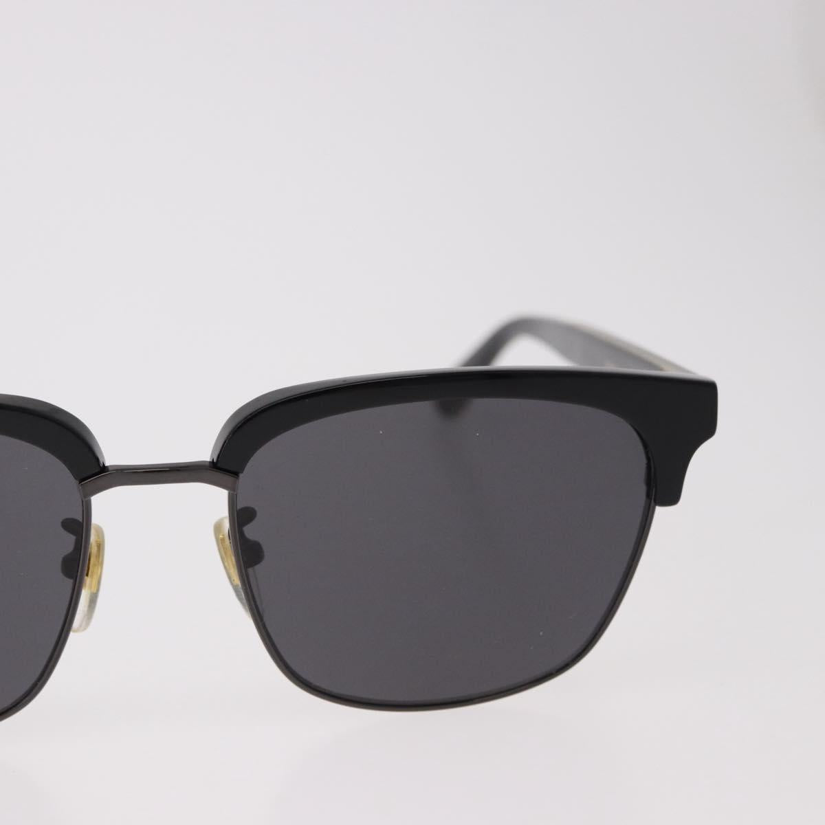 GUCCI Sunglasses Plastic Black Gold GG0382S Auth SW2614V