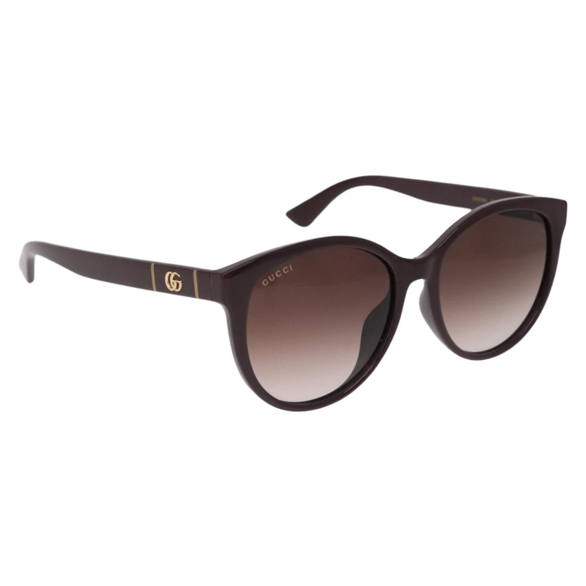 GUCCI GG Marmont Sunglasses Plastic Brown Gold GG0636SK Auth SW2616V