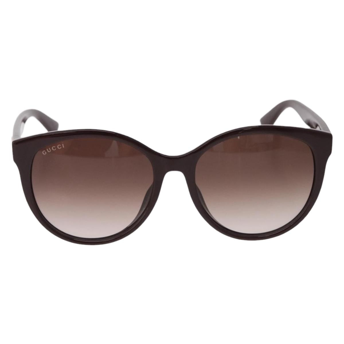 GUCCI GG Marmont Sunglasses Plastic Brown Gold GG0636SK Auth SW2616V