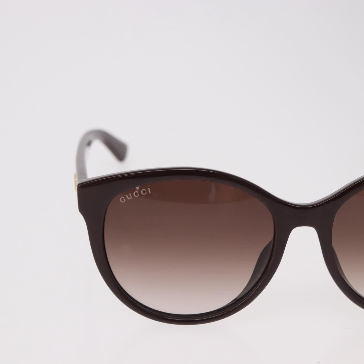 GUCCI GG Marmont Sunglasses Plastic Brown Gold GG0636SK Auth SW2616V