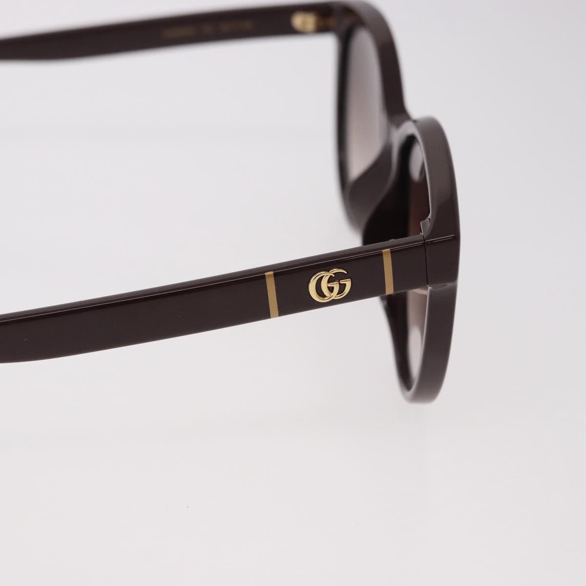 GUCCI GG Marmont Sunglasses Plastic Brown Gold GG0636SK Auth SW2616V
