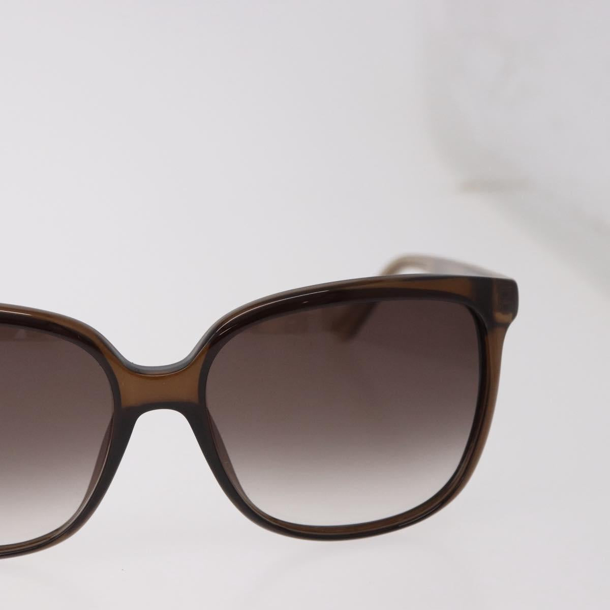 GUCCI Interlocking GG Sunglasses Plastic Brown Gold GG3696/S Auth SW2617