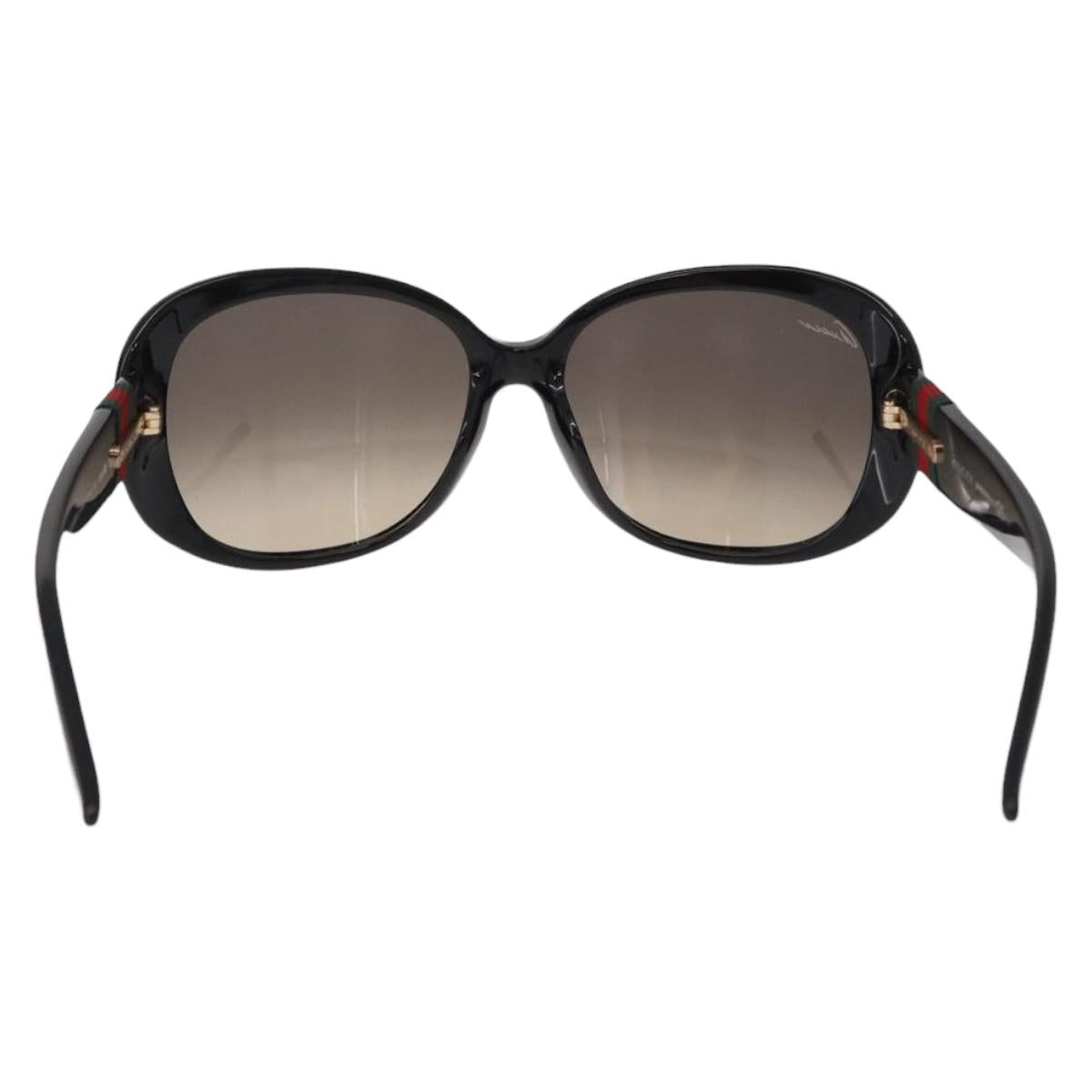 GUCCI Interlocking G Sunglasses Plastic Black Gold Auth SW2618V