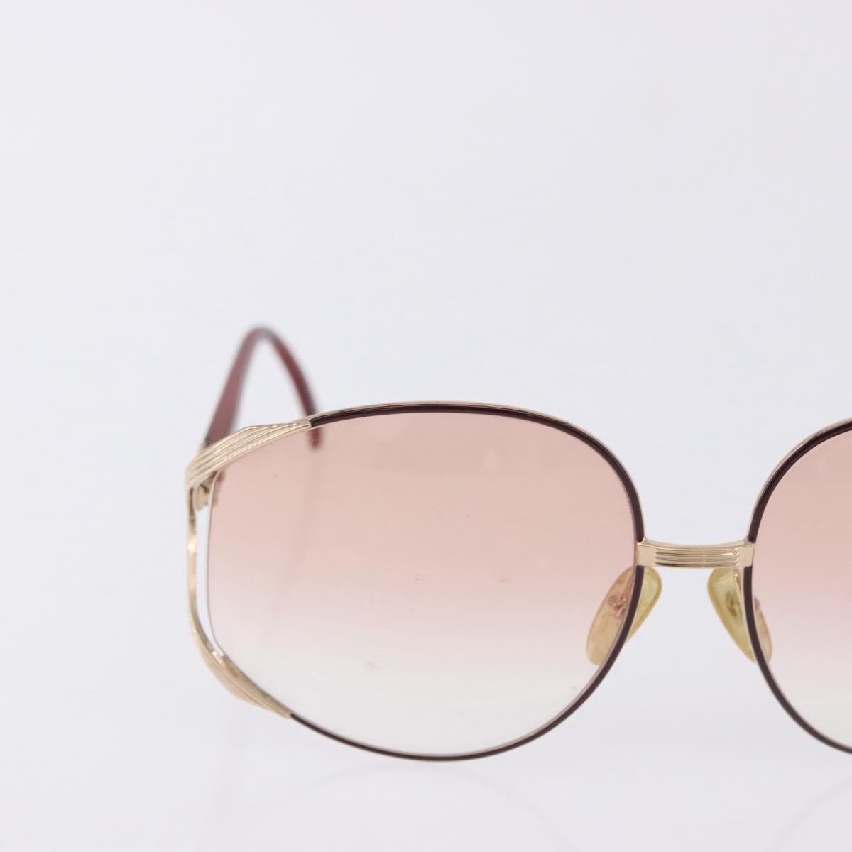 Christian Dior Sunglasses Plastic metal 5 Set Black Gold Auth SW2621